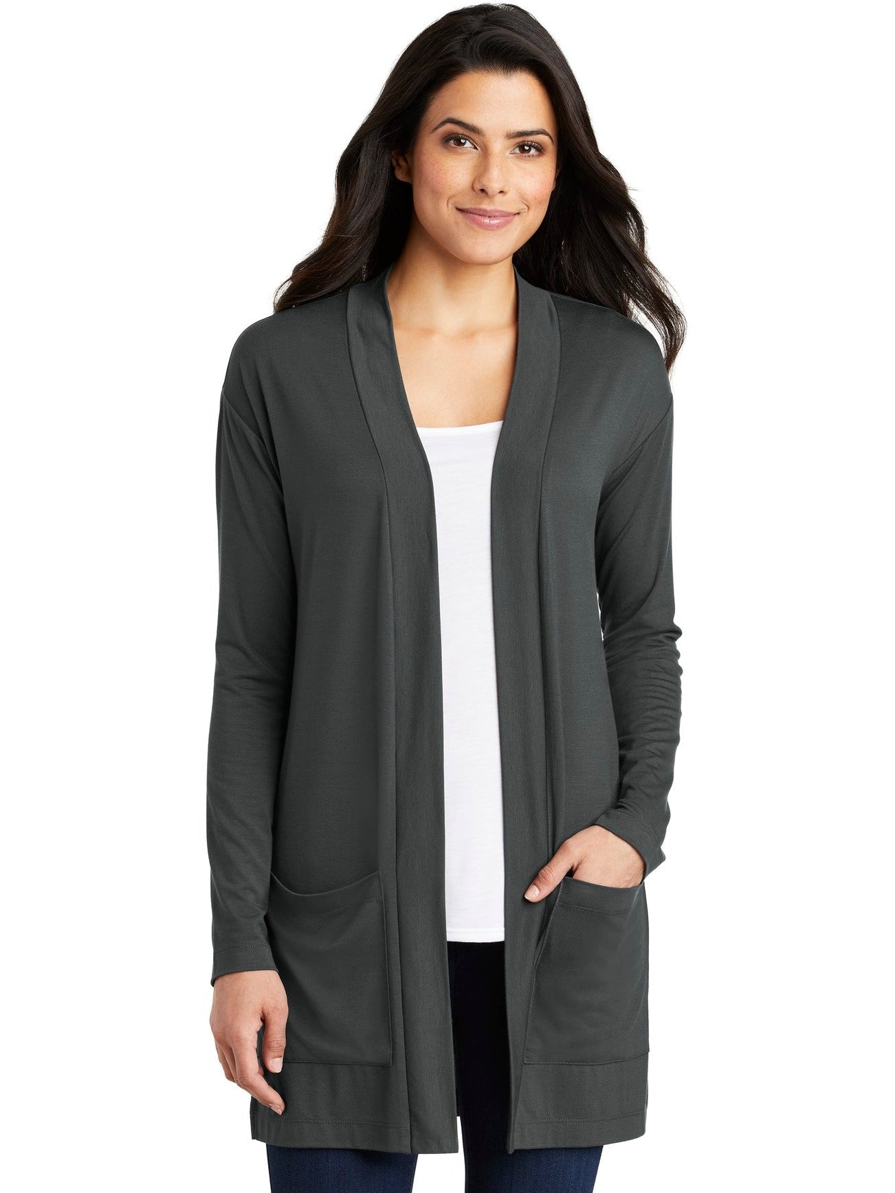 Port Authority Ladies Concept Long Pocket Cardigan