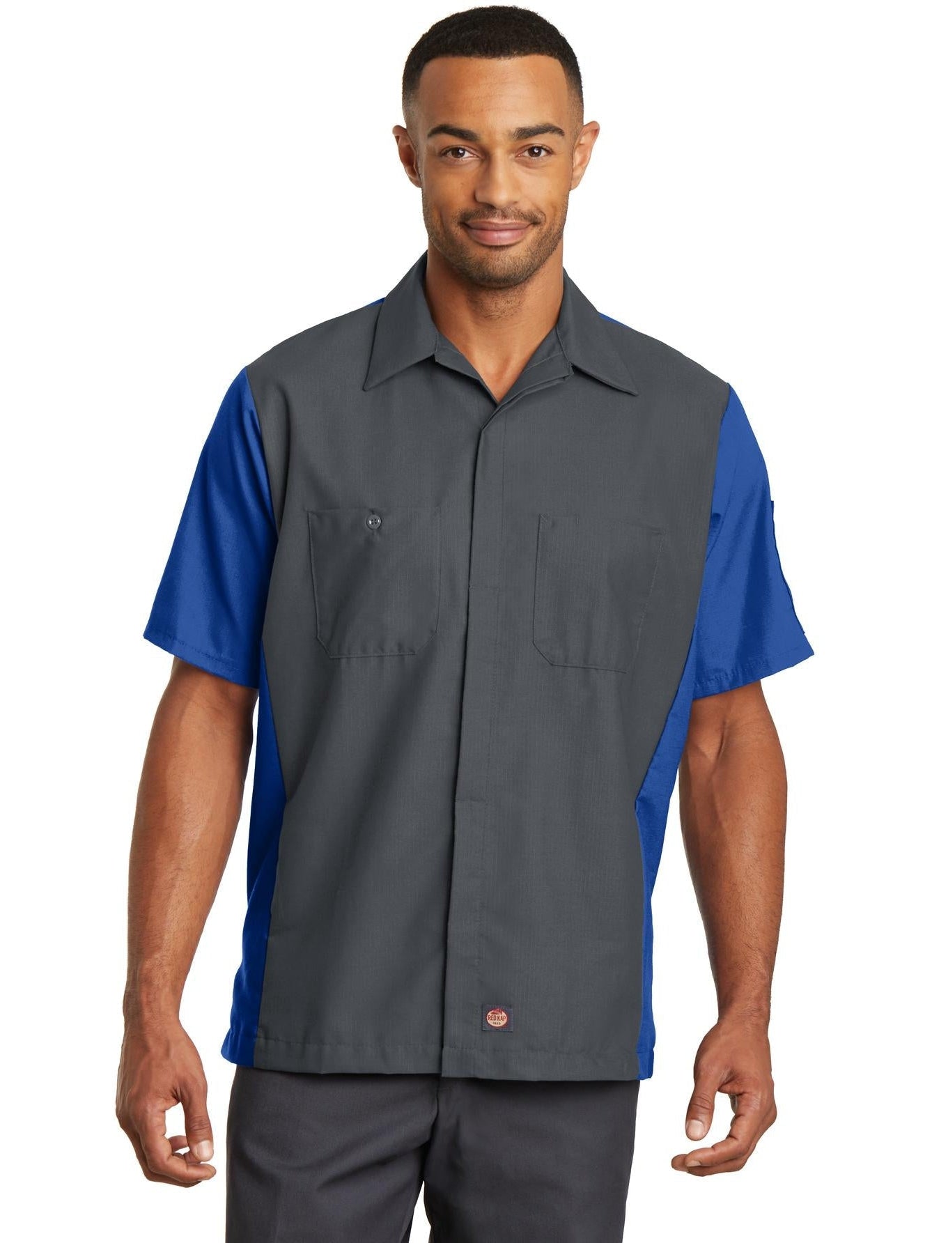 Red KapShort Sleeve Ripstop Crew Shirt