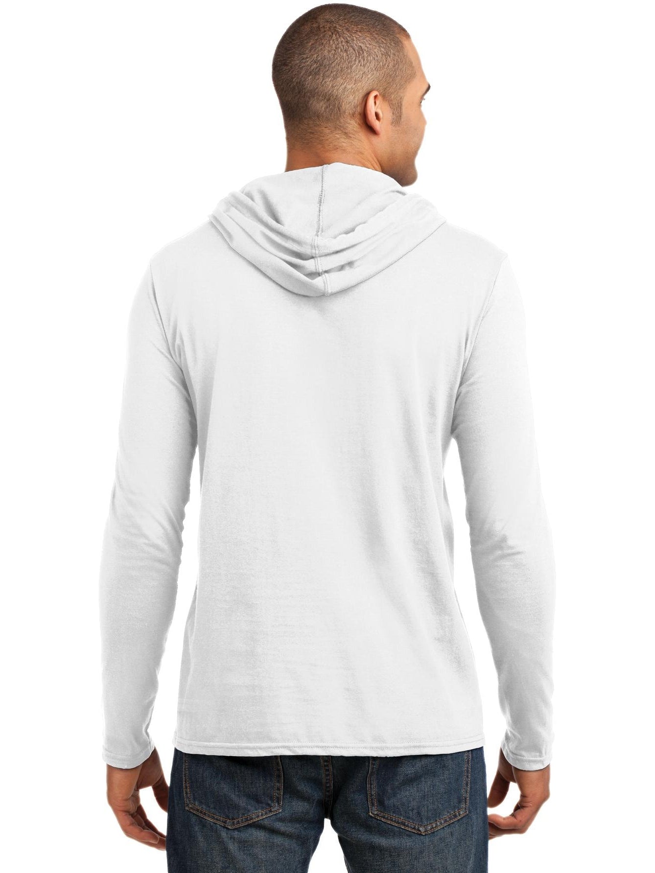 Gildan100% Combed Ring Spun Cotton Long Sleeve Hooded T-Shirt