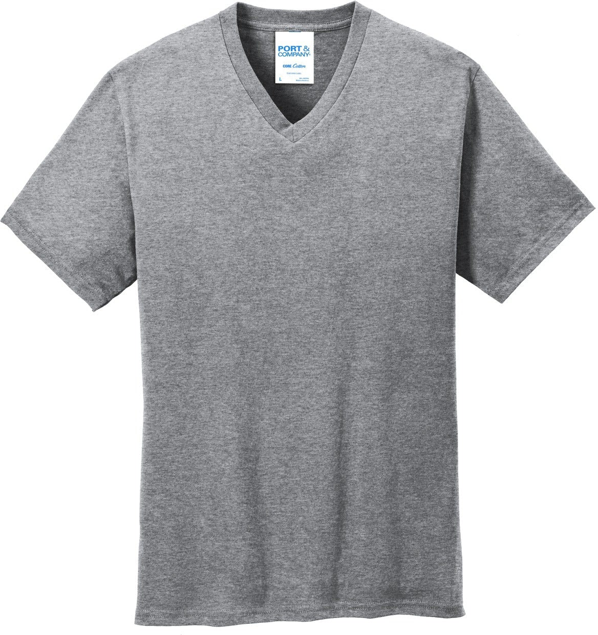 Port & Company Core Cotton V-Neck Tee