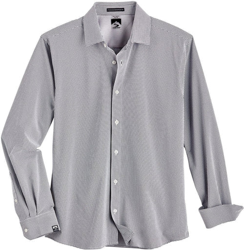 Storm Creek Influencer Windowpane 4-Way Stretch Eco-Woven Shirt