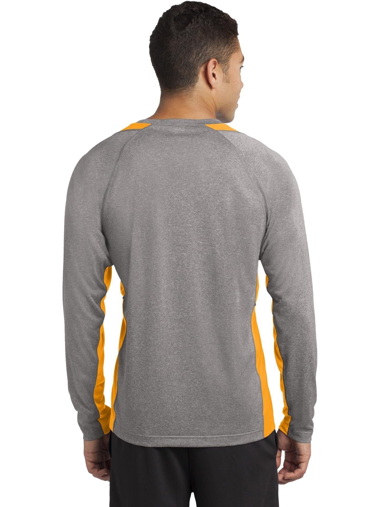 Sport-Tek Long Sleeve Heather Colorblock Contender Tee