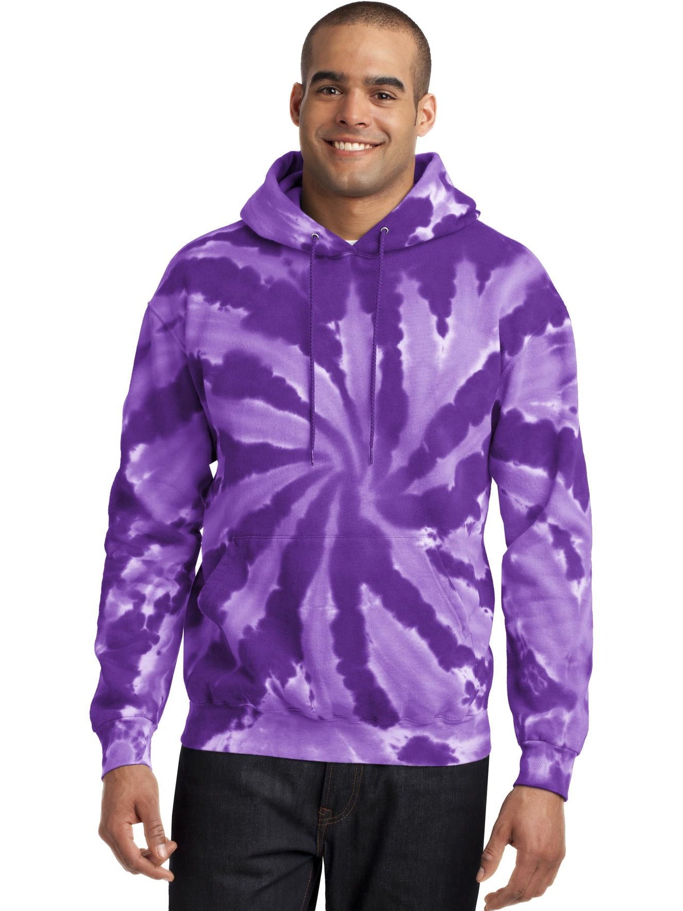 Port & Company Tie-Dye Pullover Hooded Sweatshirt