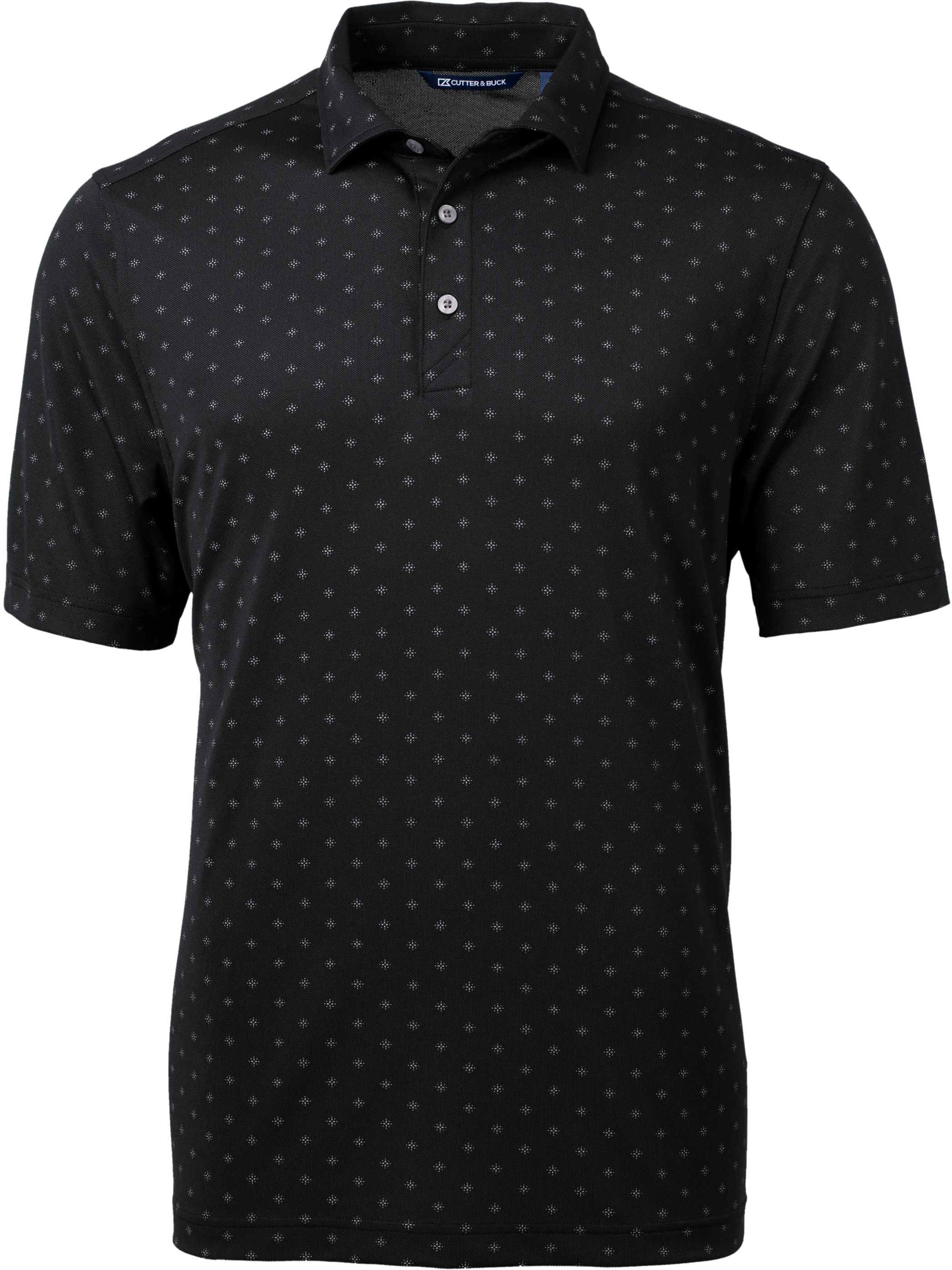 Cutter & Buck Virtue Eco Pique Tile Print Polo