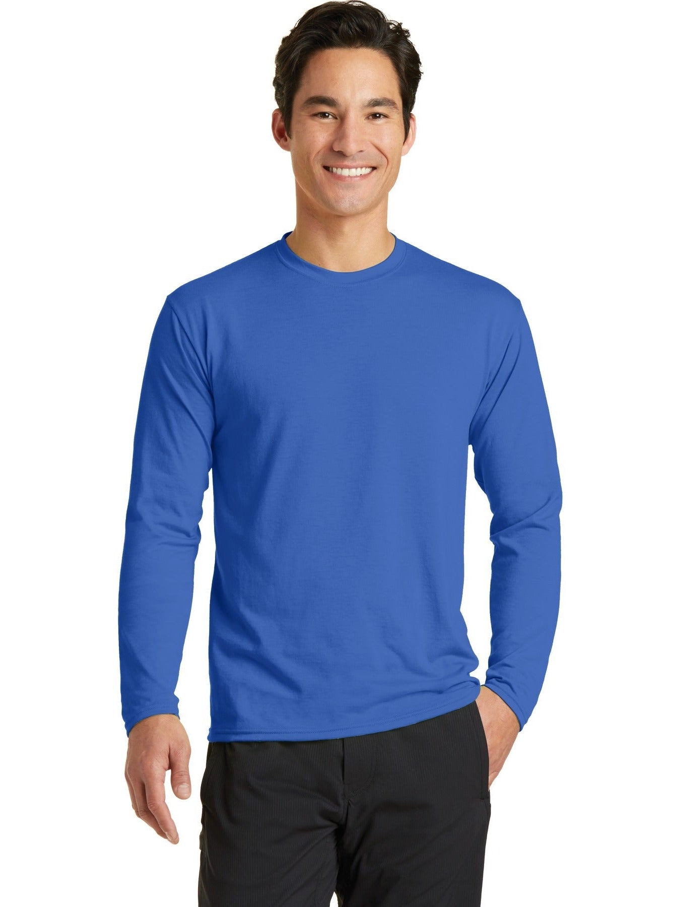 Port & Company Long Sleeve Performance Blend Tee