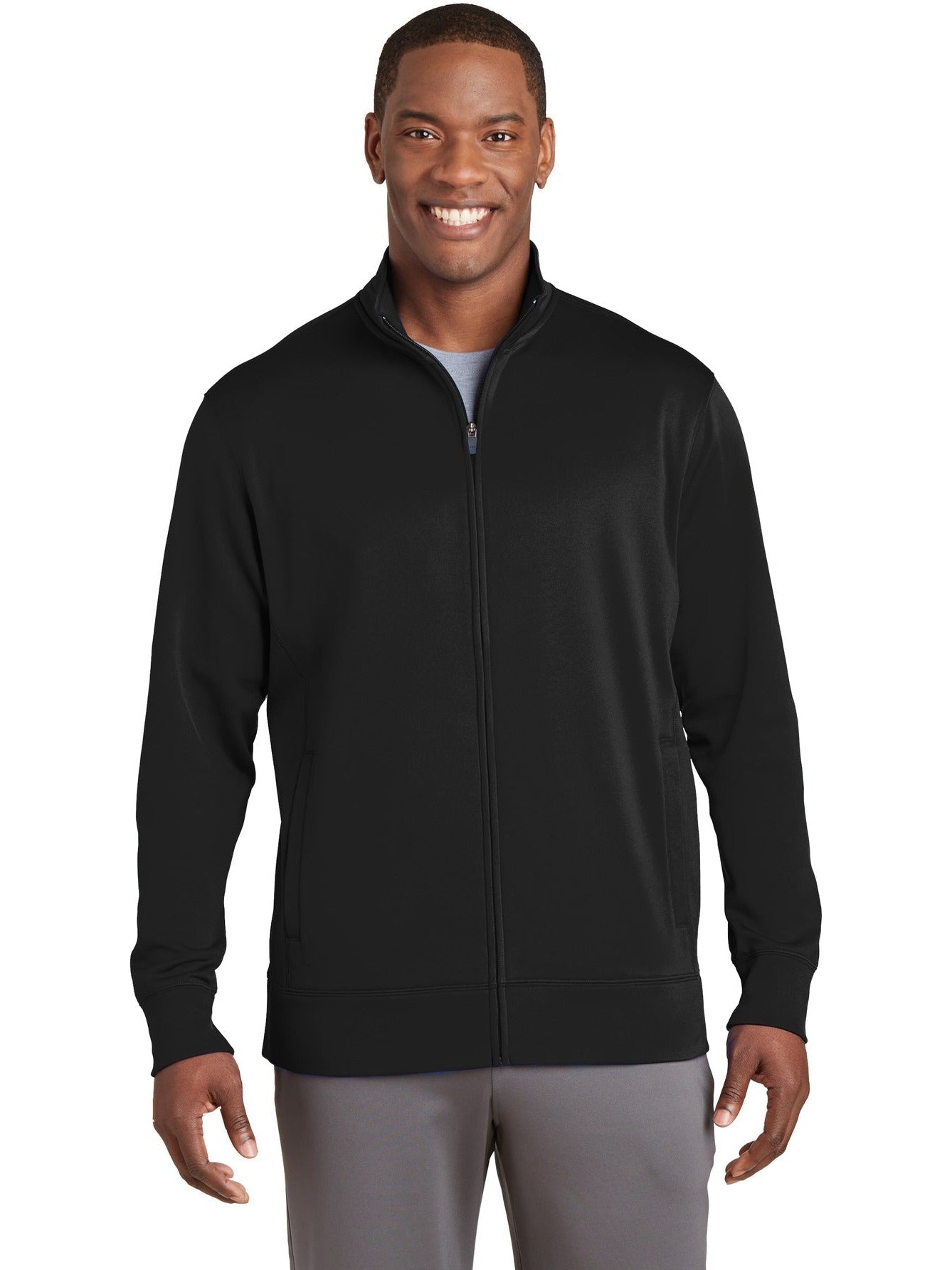 Sport-Tek Sport-Wick Fleece Full-Zip Jacket