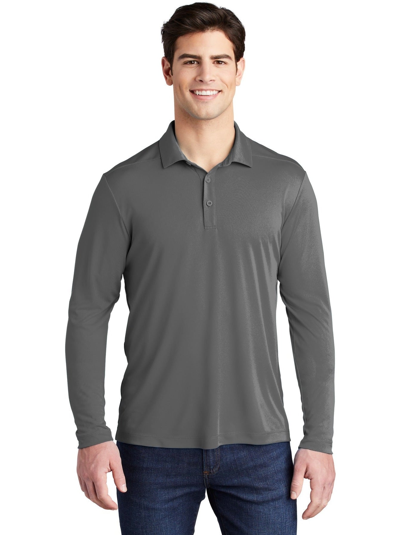 OUTLET-Sport-TekPosi-UV Pro Long Sleeve Polo