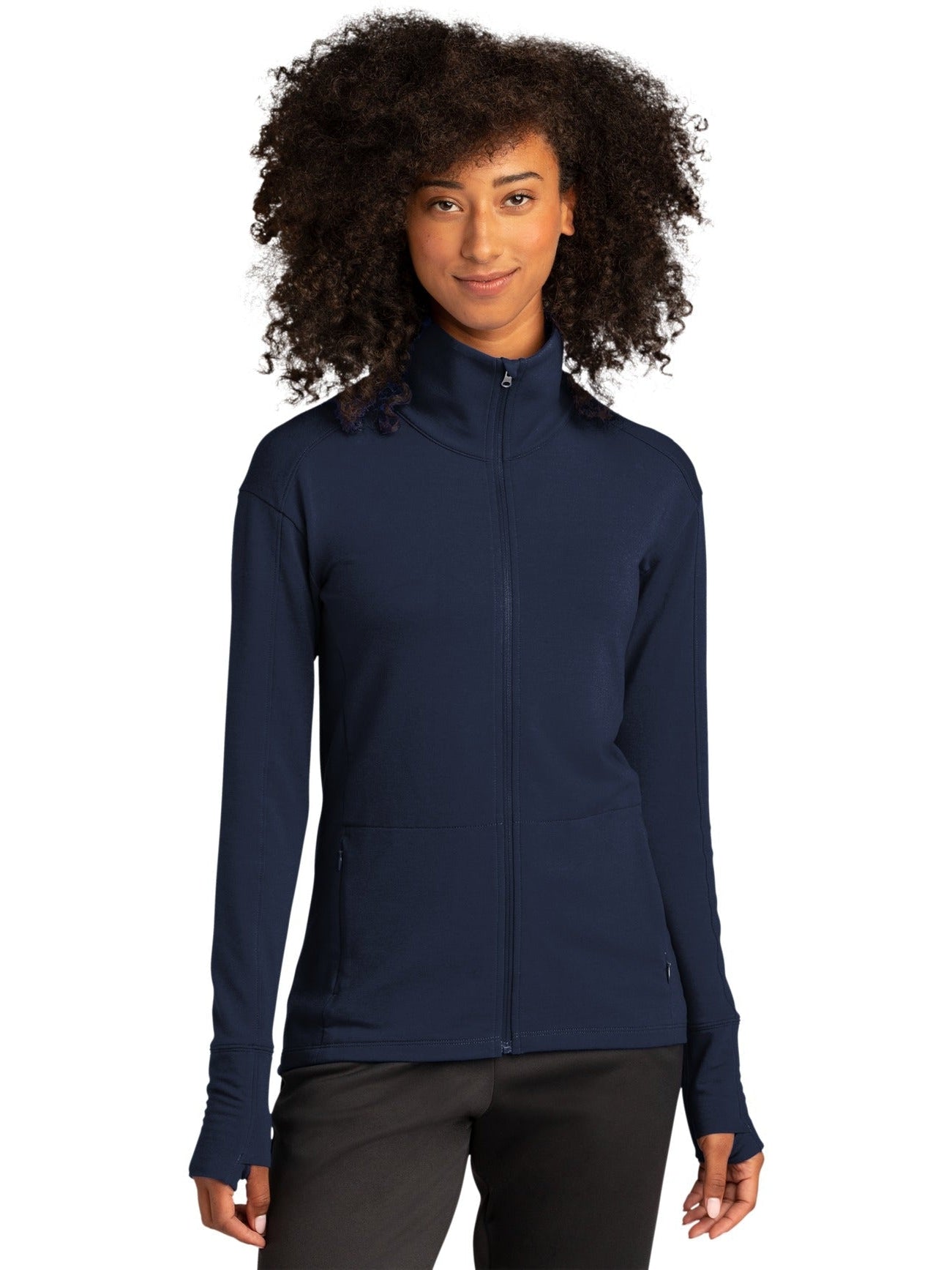 Sport-Tek Ladies Sport-Wick Flex Fleece Full-Zip