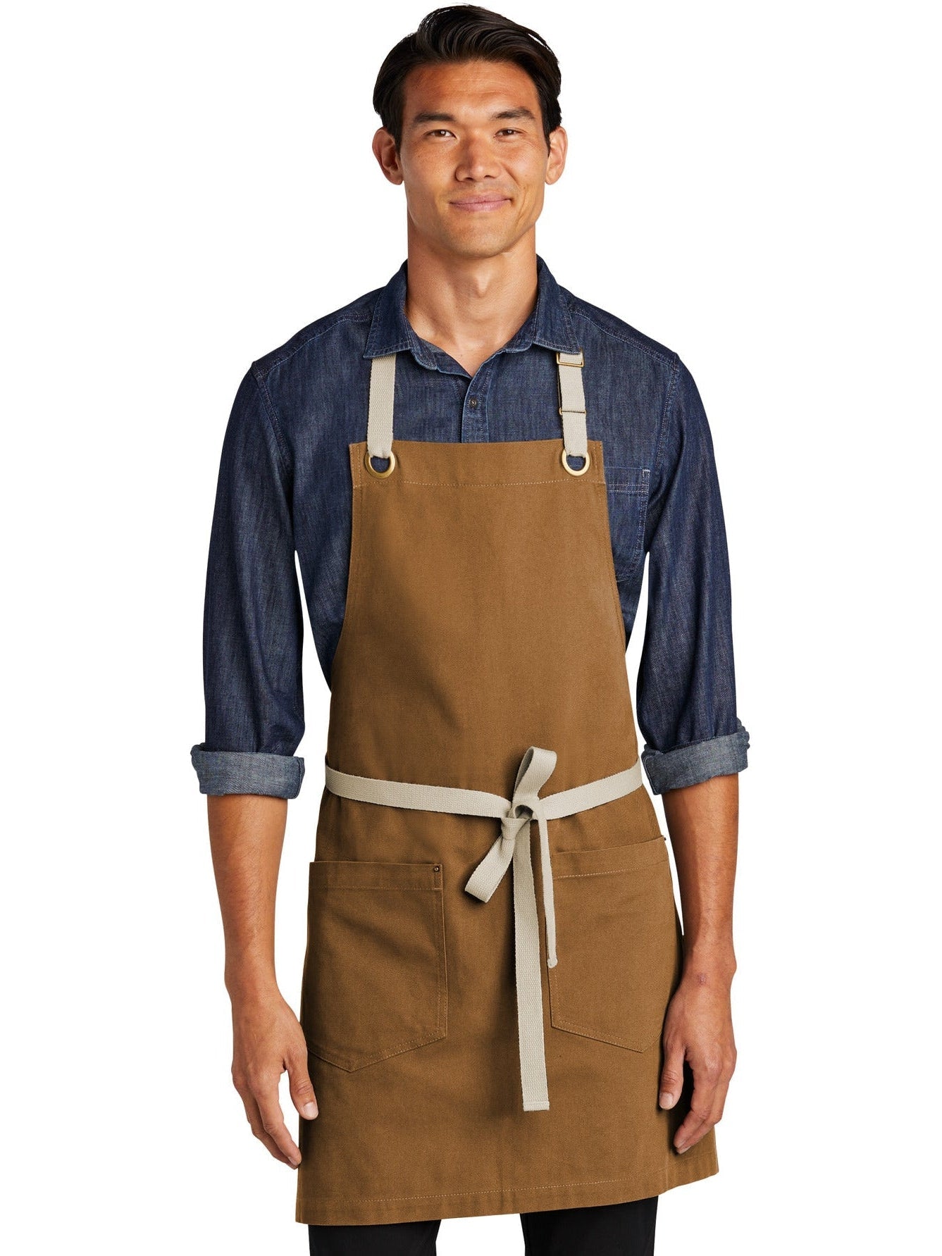 Port Authority Canvas Full-Length Two-Pocket Apron