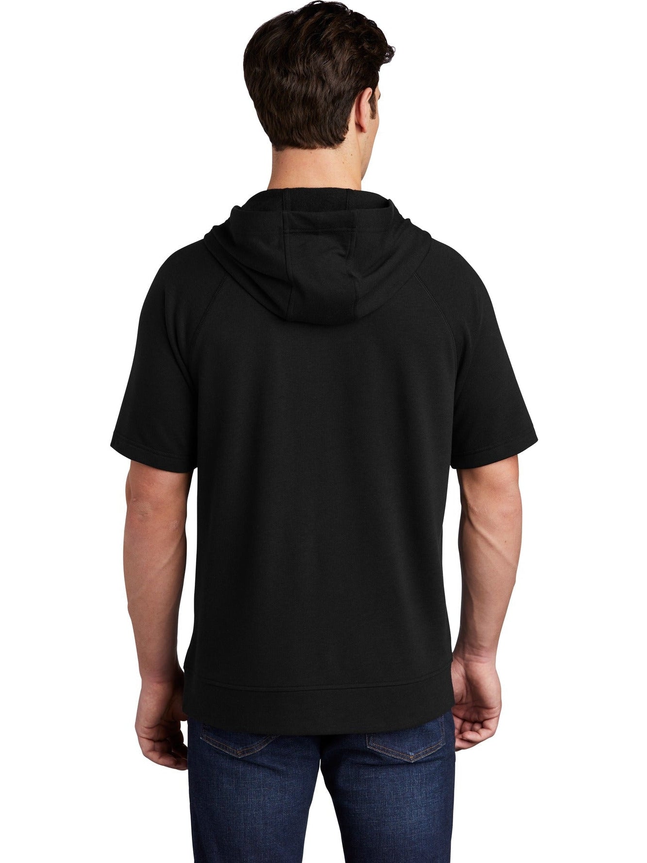 Sport-Tek Posicharge Tri-Blend Wicking Fleece Short Sleeve Hooded Pullover