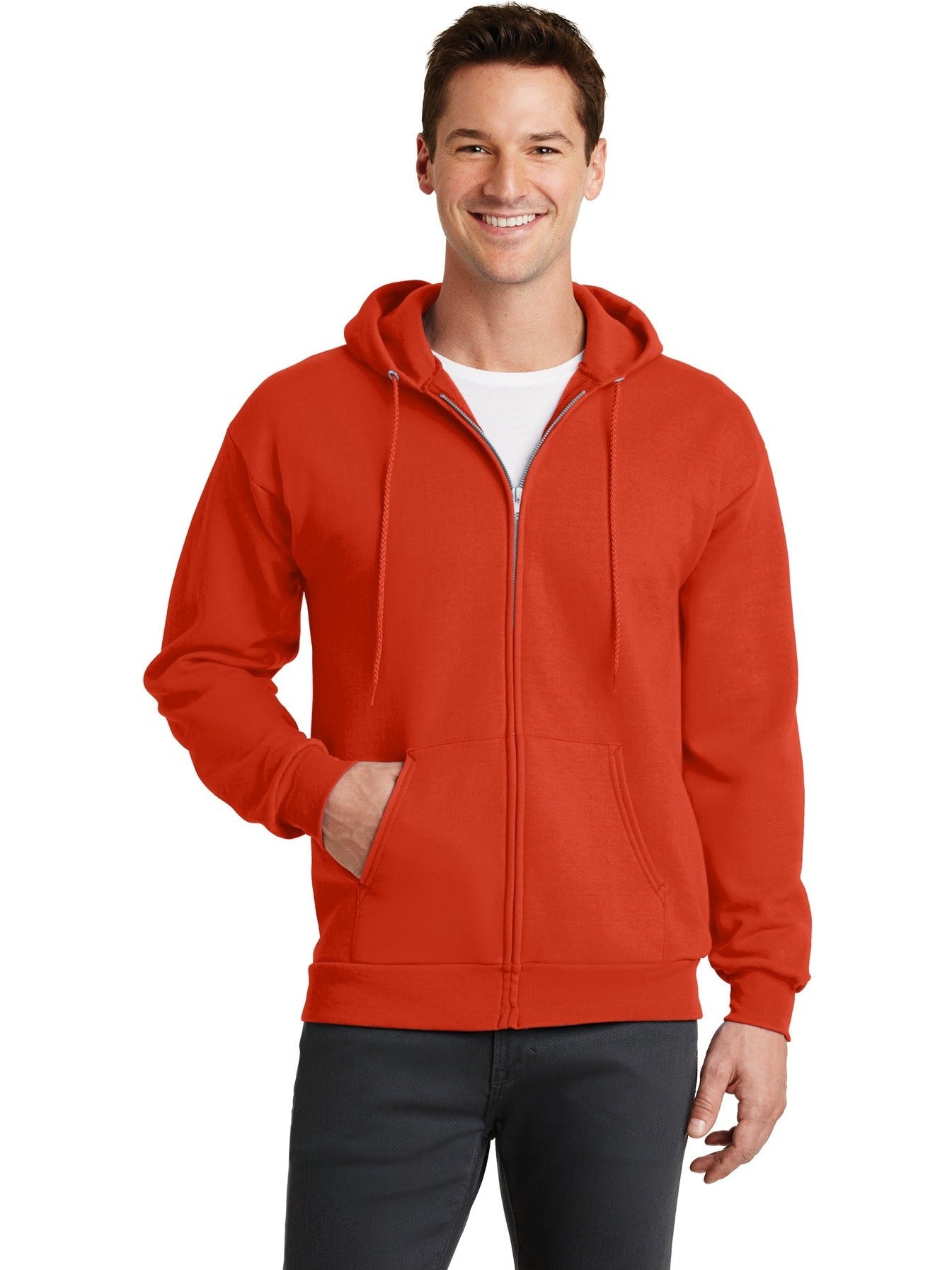 Port & Company Core Fleece Full-Zip Hooded Sweatshirt