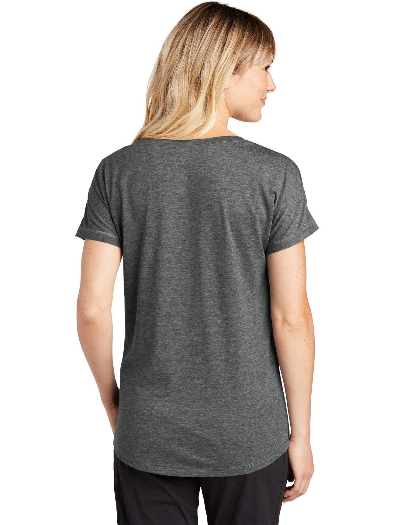 Sport-Tek Ladies Posicharge Tri-Blend Wicking Dolman Tee