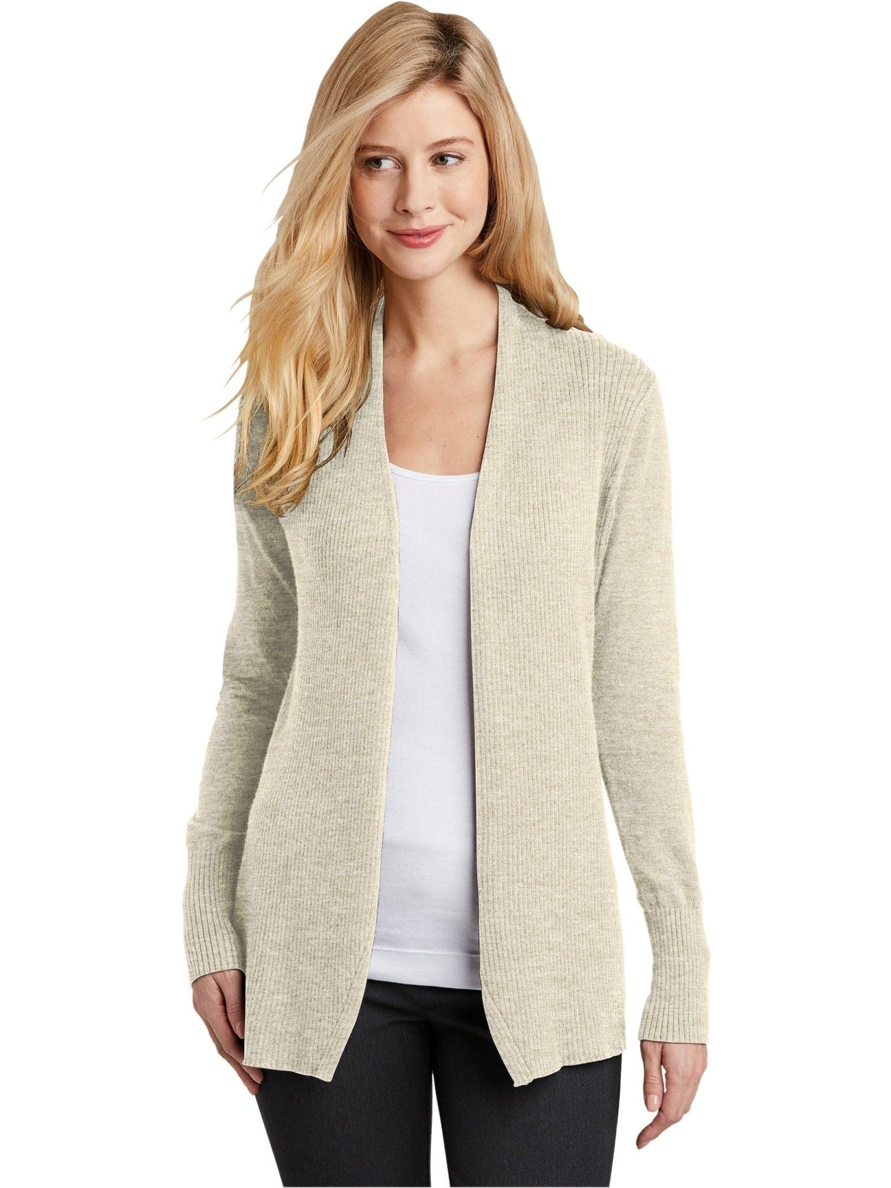 Port Authority Ladies Open Front Cardigan Sweater