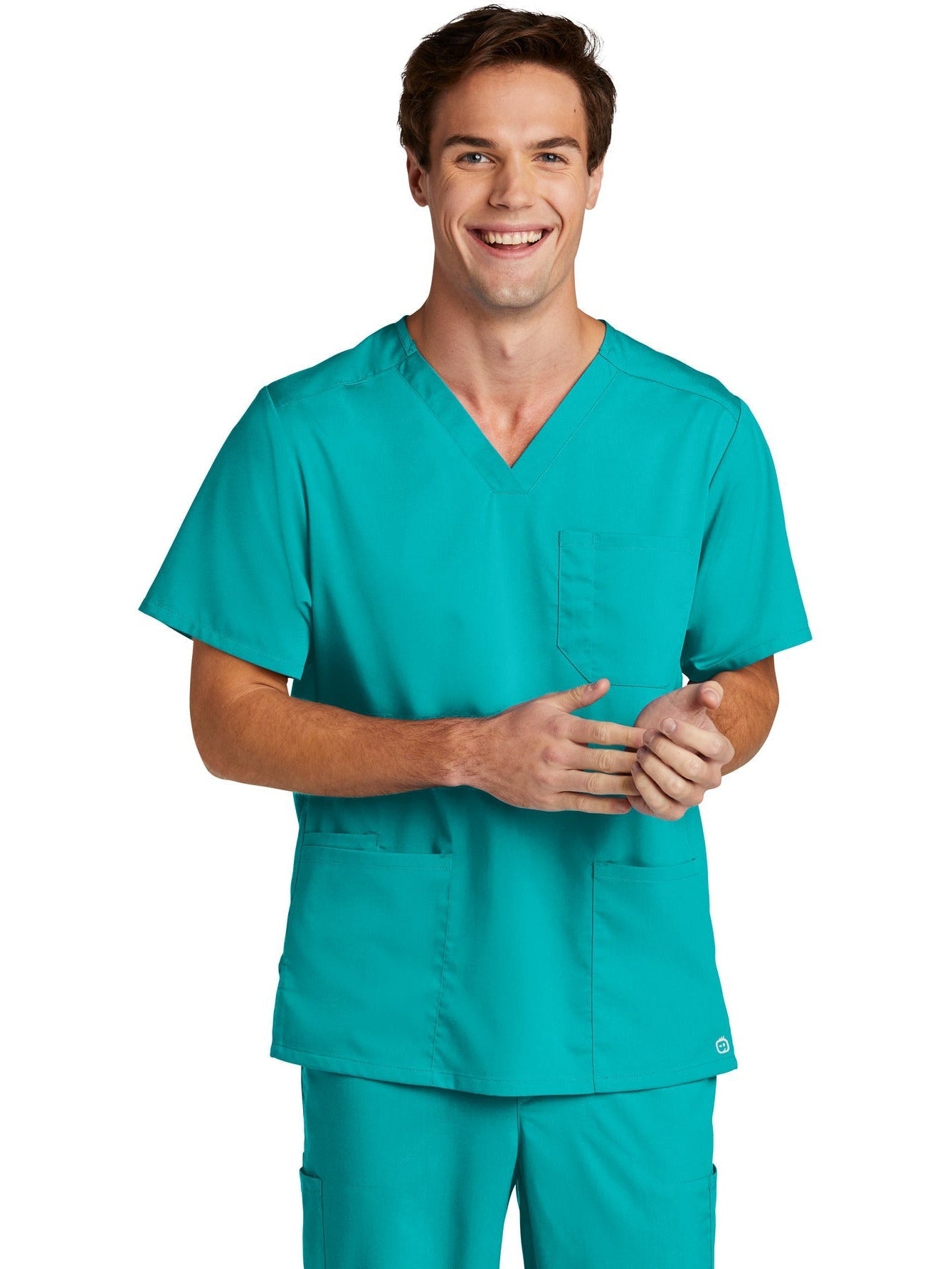 WonderWink Men's Premiere Flex V-Neck Top