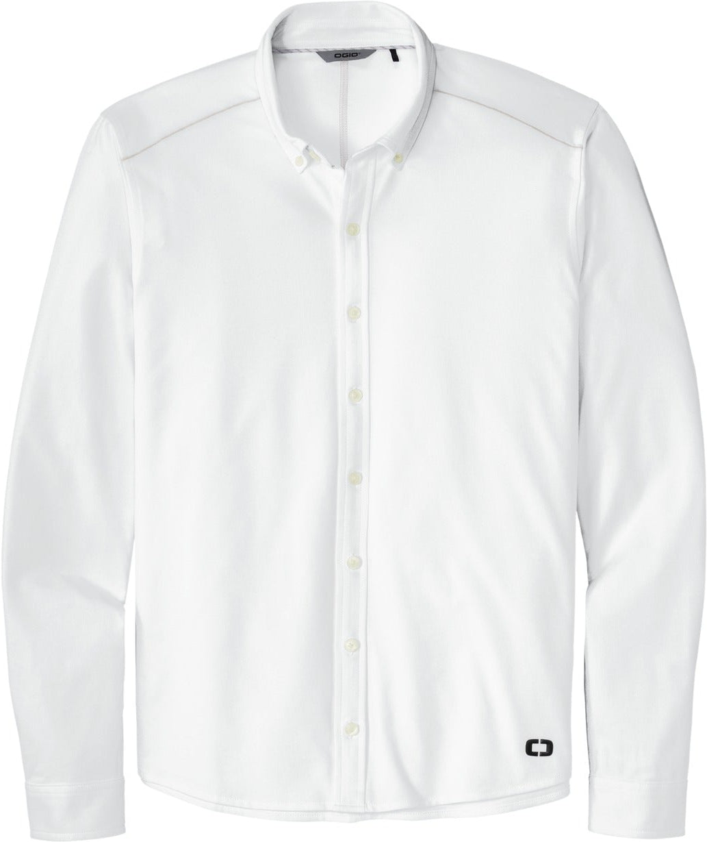 OGIO Code Stretch Long Sleeve Button-Up