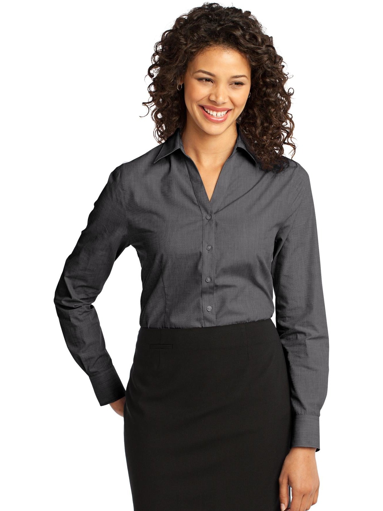 Port Authority Ladies Crosshatch Easy Care Shirt