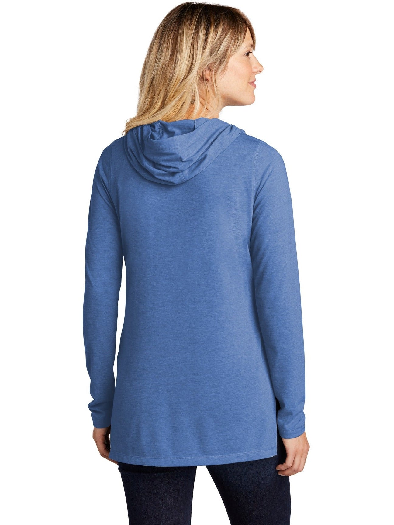 OUTLET-Sport-Tek Ladies Tri-Blend Wicking Long Sleeve Hoodie