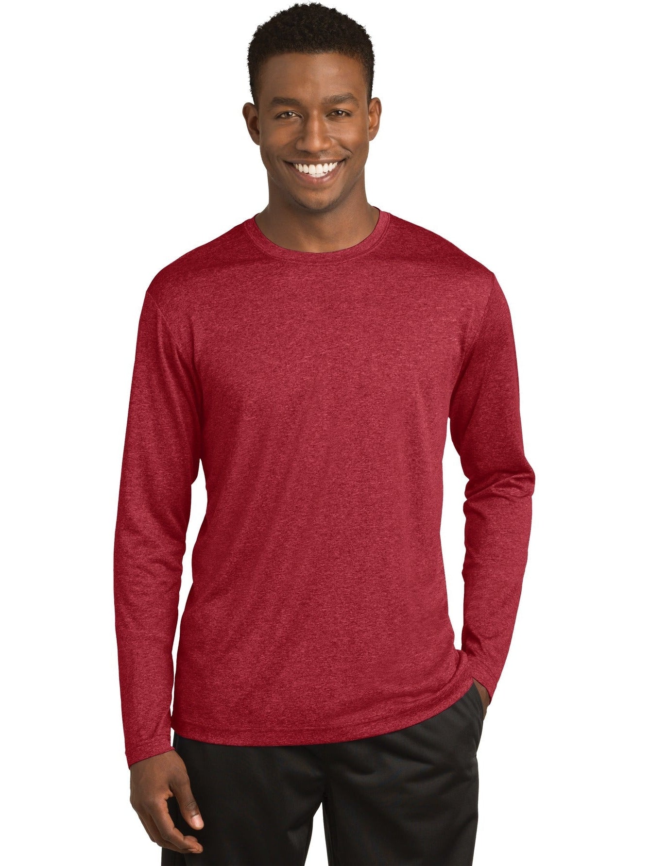 Sport-Tek Long Sleeve Heather Contender Tee