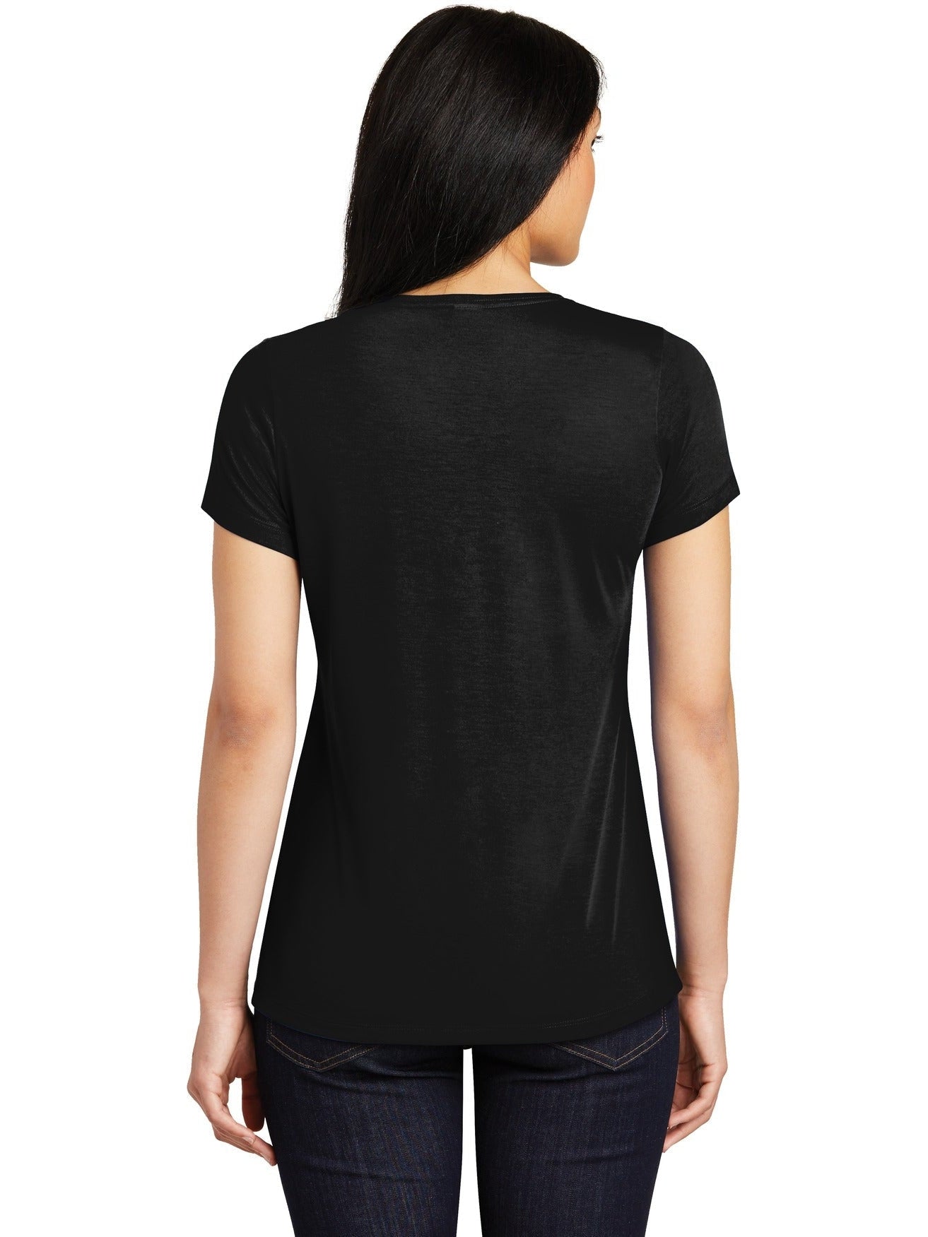 Sport-Tek Ladies Posicharge Competitor Cotton Touch Scoop Neck Tee