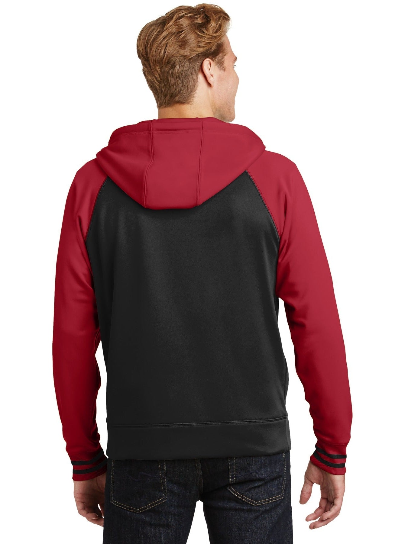 Sport-Tek Sport-Wick Varsity Fleece Full-Zip Hooded Jacket