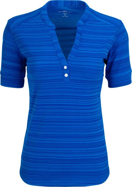 Vansport Ladies Strata Textured Henley