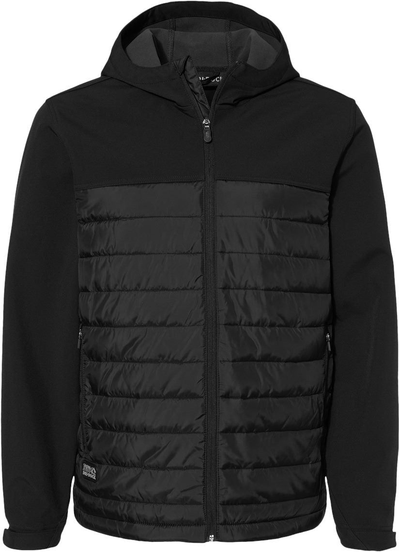 DRI Duck Pinnacle Puffer Body Softshell Hooded Jacket