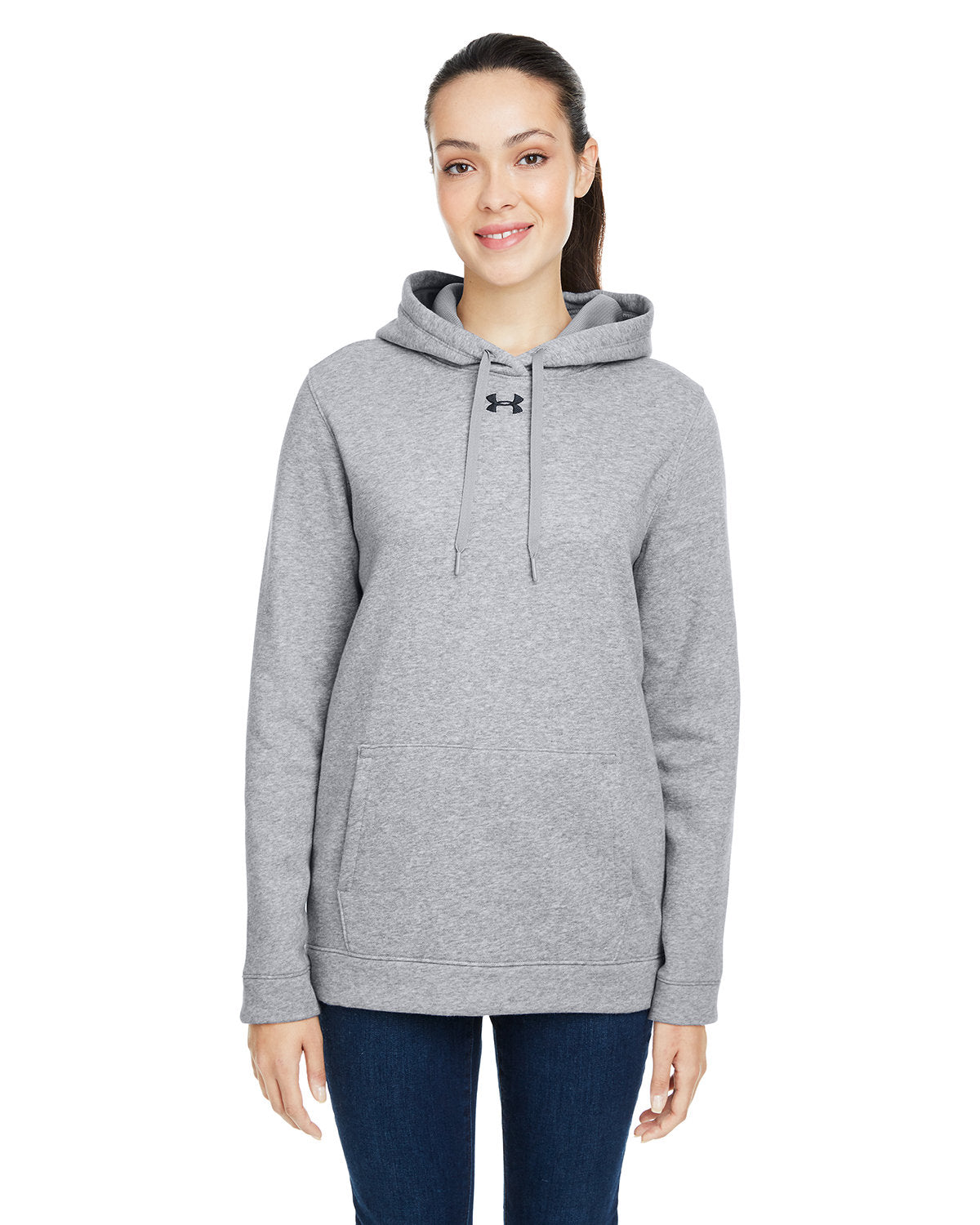 Under Armour Ladies Hustle Pullover Hooded Sweatshirt