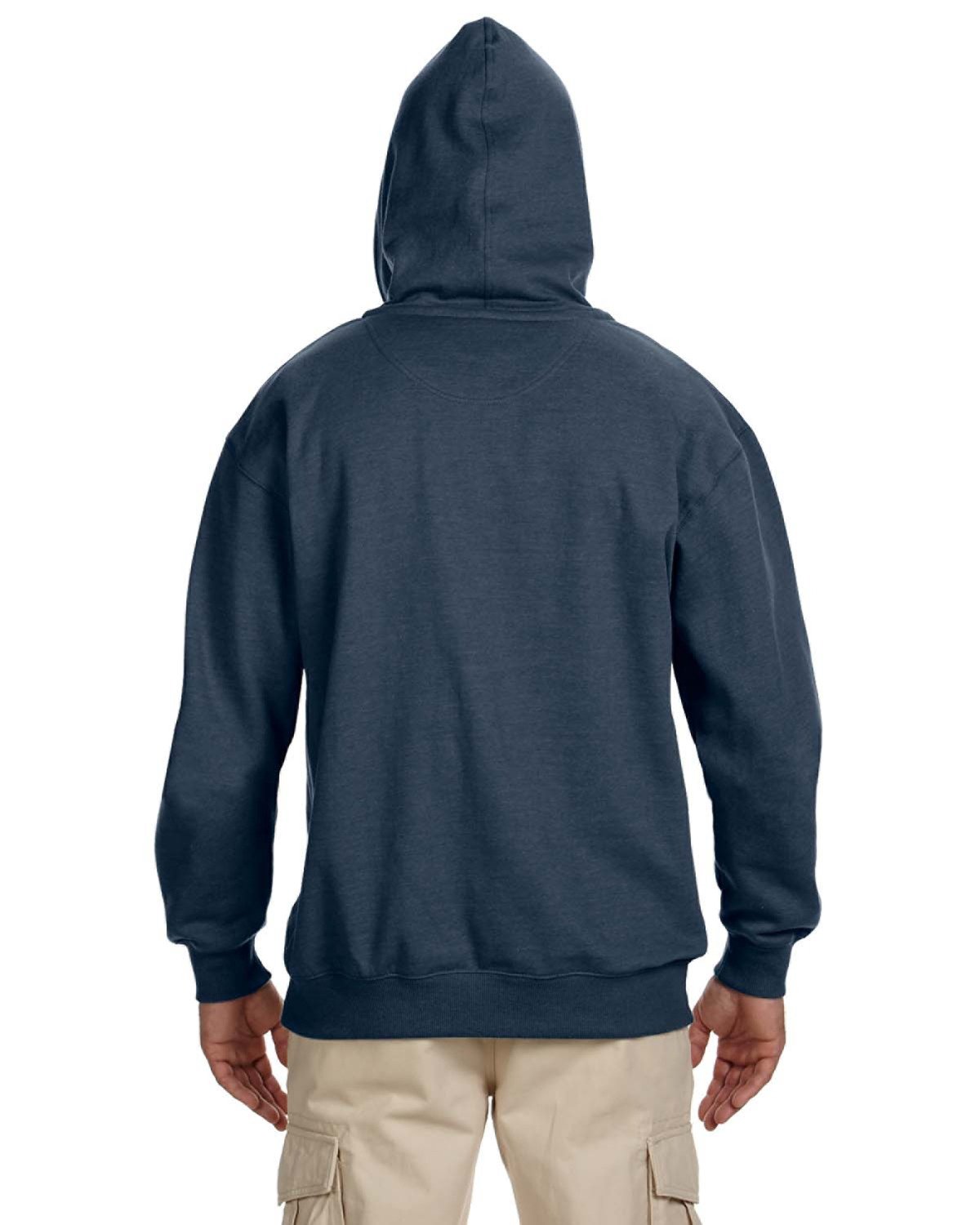 econscious 7 oz. Organic/Recycled Heathered Fleece Pullover Hood