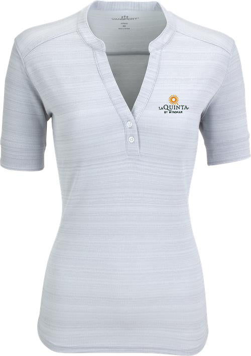 Vansport Ladies Strata Textured Henley