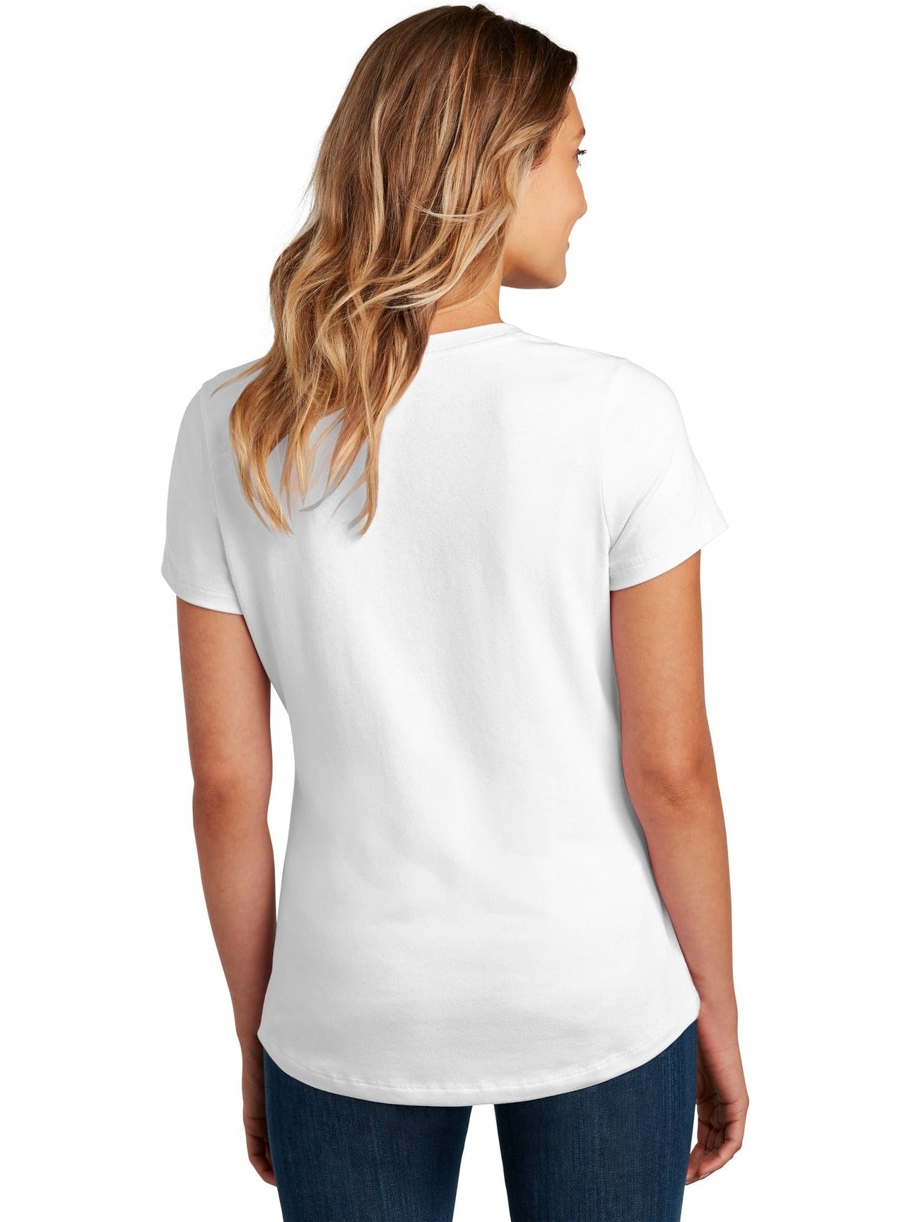 District Ladies Flex Scoop Neck Tee