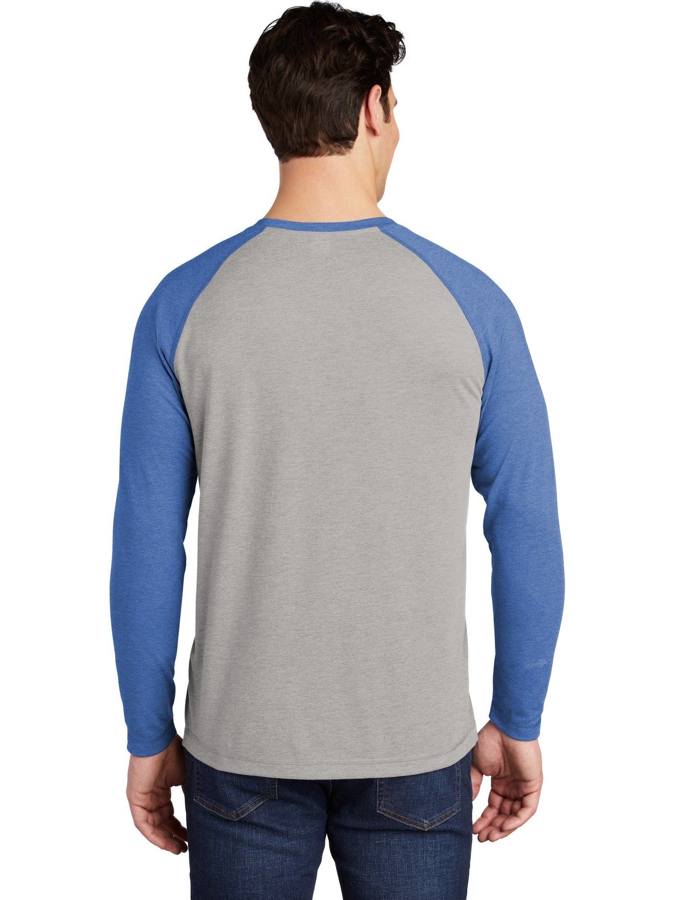 Sport-Tek Posicharge Long Sleeve Tri-Blend Wicking Raglan Tee