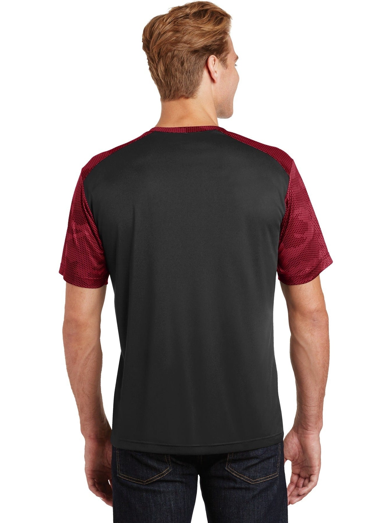 Sport-Tek Camohex Colorblock Tee