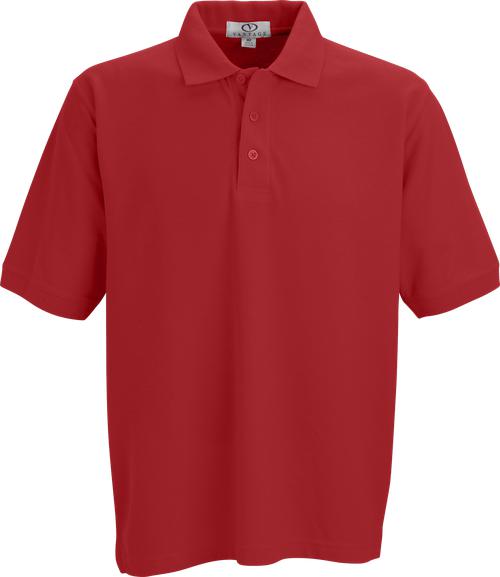 Vantage Soft-Blend Double-Tuck Pique Polo