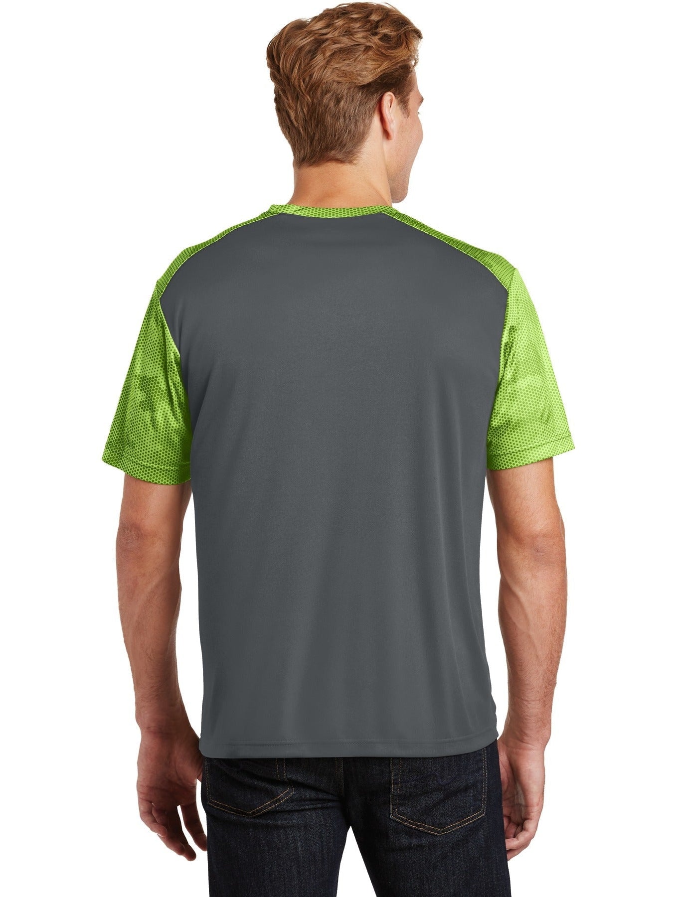 Sport-Tek Camohex Colorblock Tee