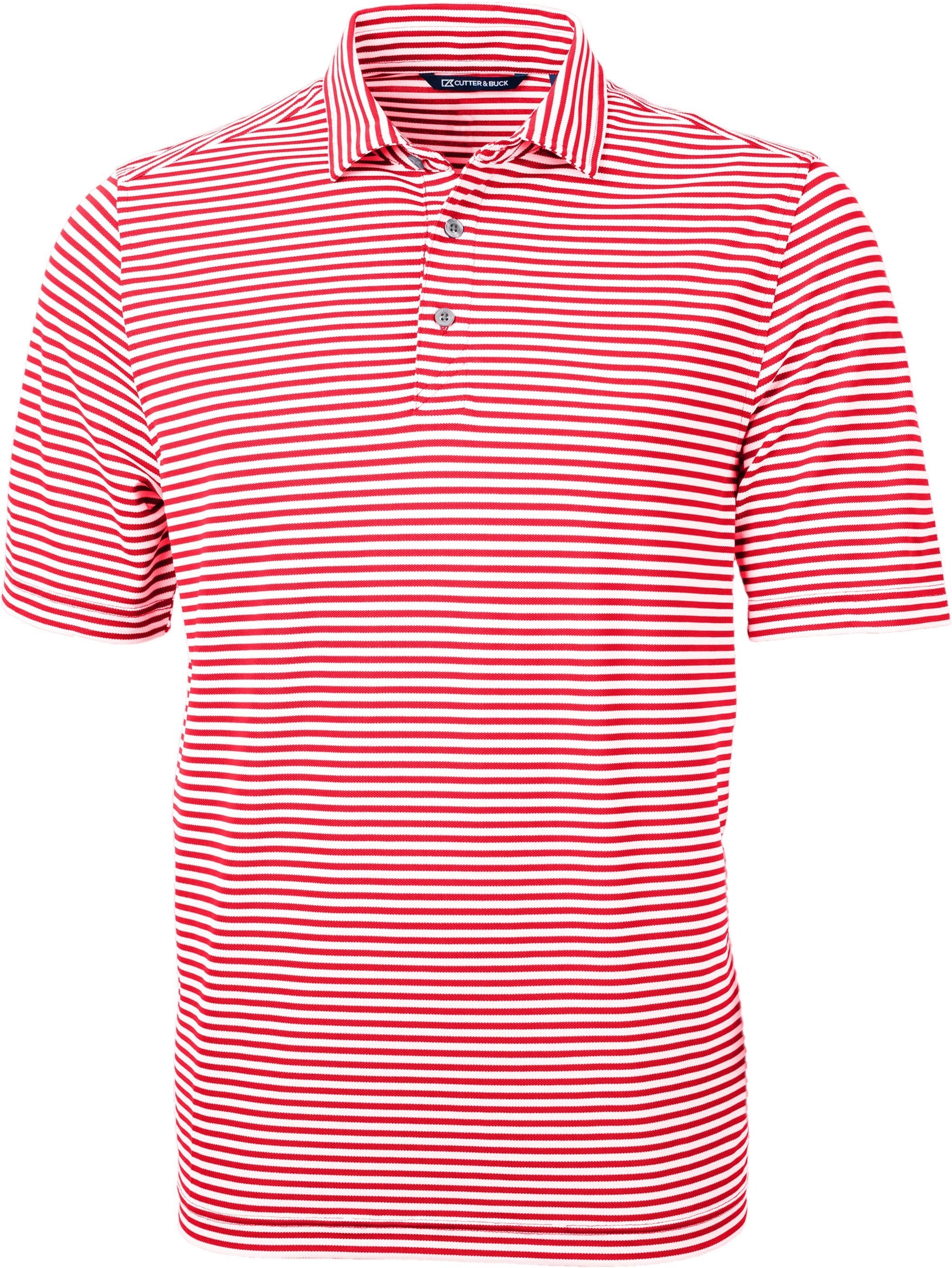 Cutter & Buck Virtue Eco Pique Stripe Recycled Polo