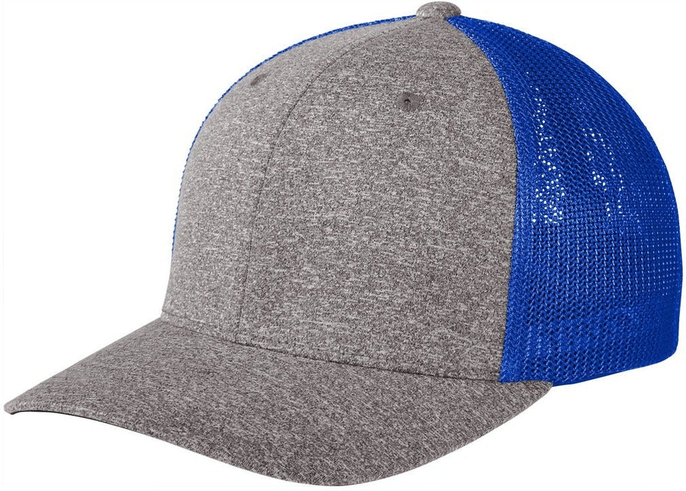 Port Authority Flexfit Melange Mesh Back Trucker Cap