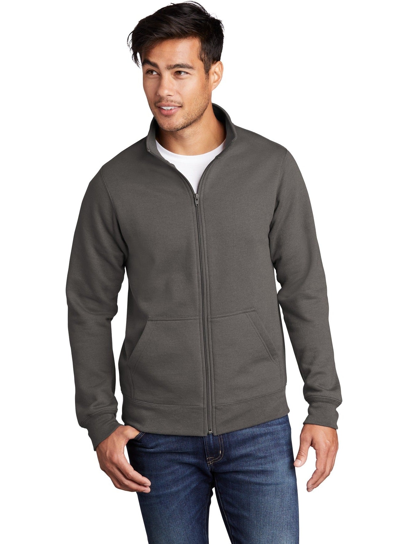 Port & Company Core Fleece Cadet Full-Zip Sweatshirt