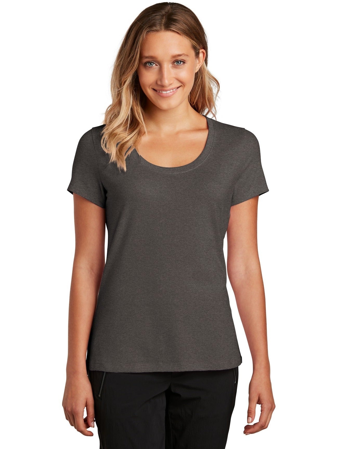 District Ladies Flex Scoop Neck Tee