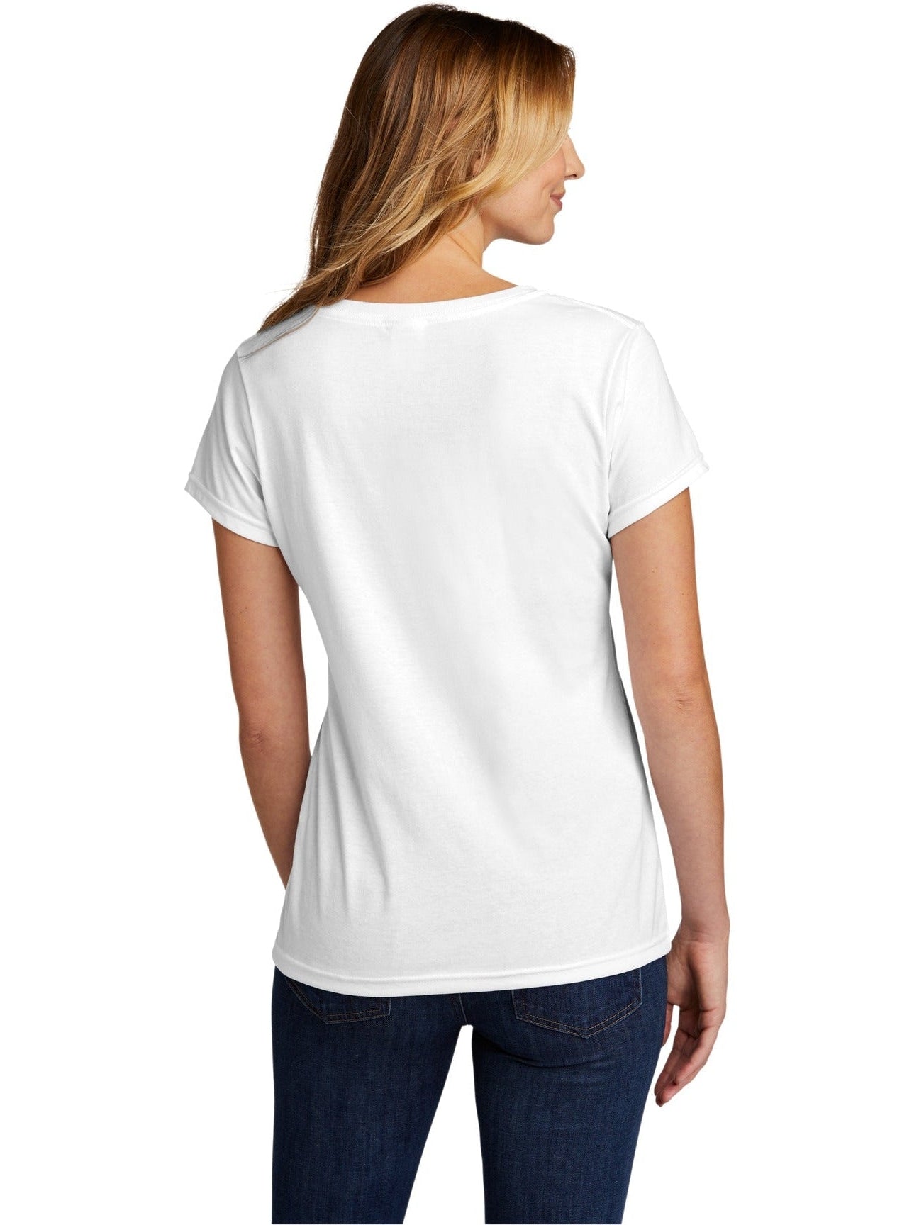 Port & Company Ladies Tri-Blend V-Neck Tee