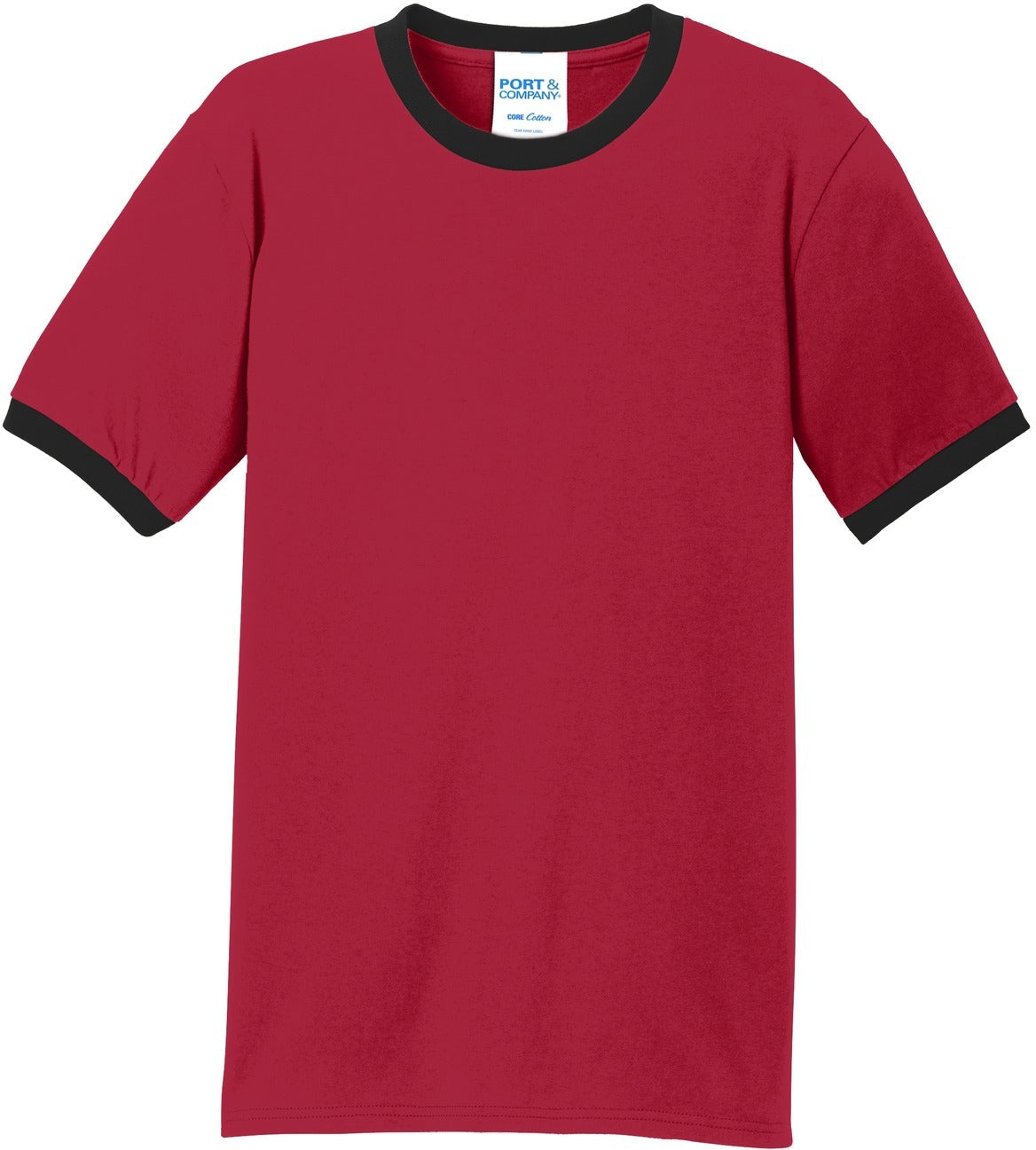 Port & Company Core Cotton Ringer Tee