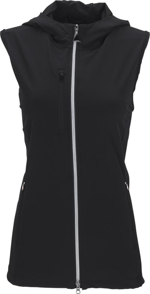 Greg Norman Ladies Windbreaker Full-Zip Hooded Vest