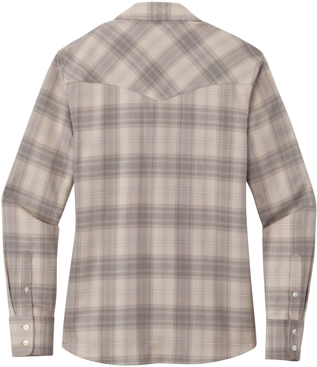 Port AuthorityLadies Long Sleeve Ombre Plaid Shirt