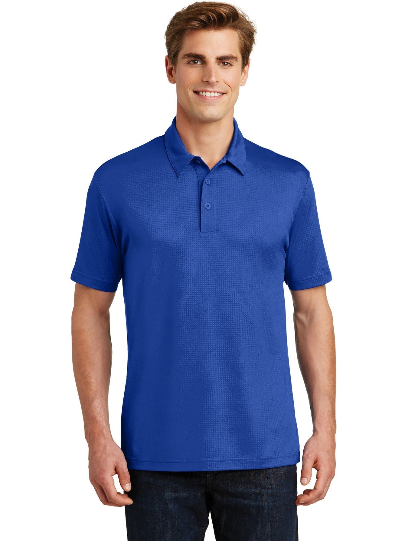 Sport-Tek Embossed Posicharge Tough Polo