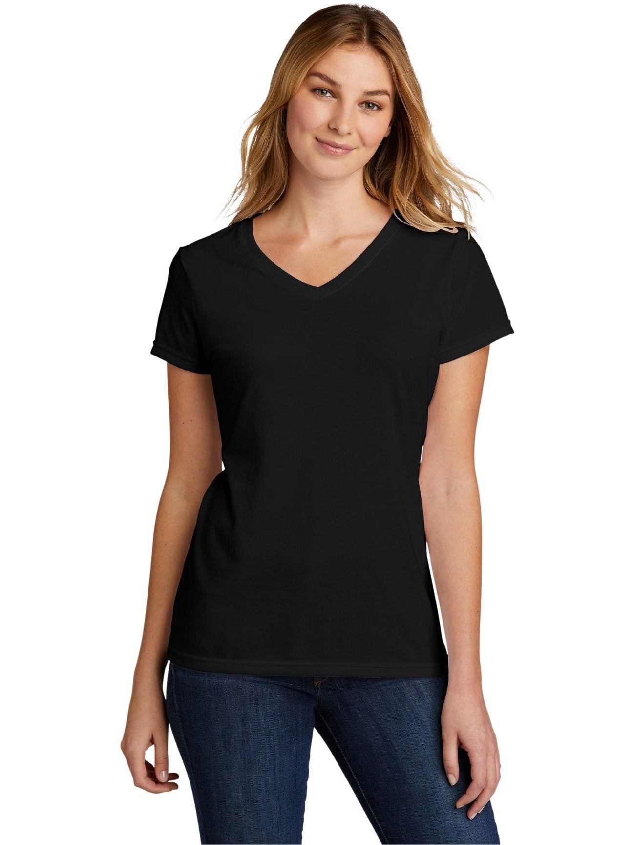 Port & Company Ladies Tri-Blend V-Neck Tee