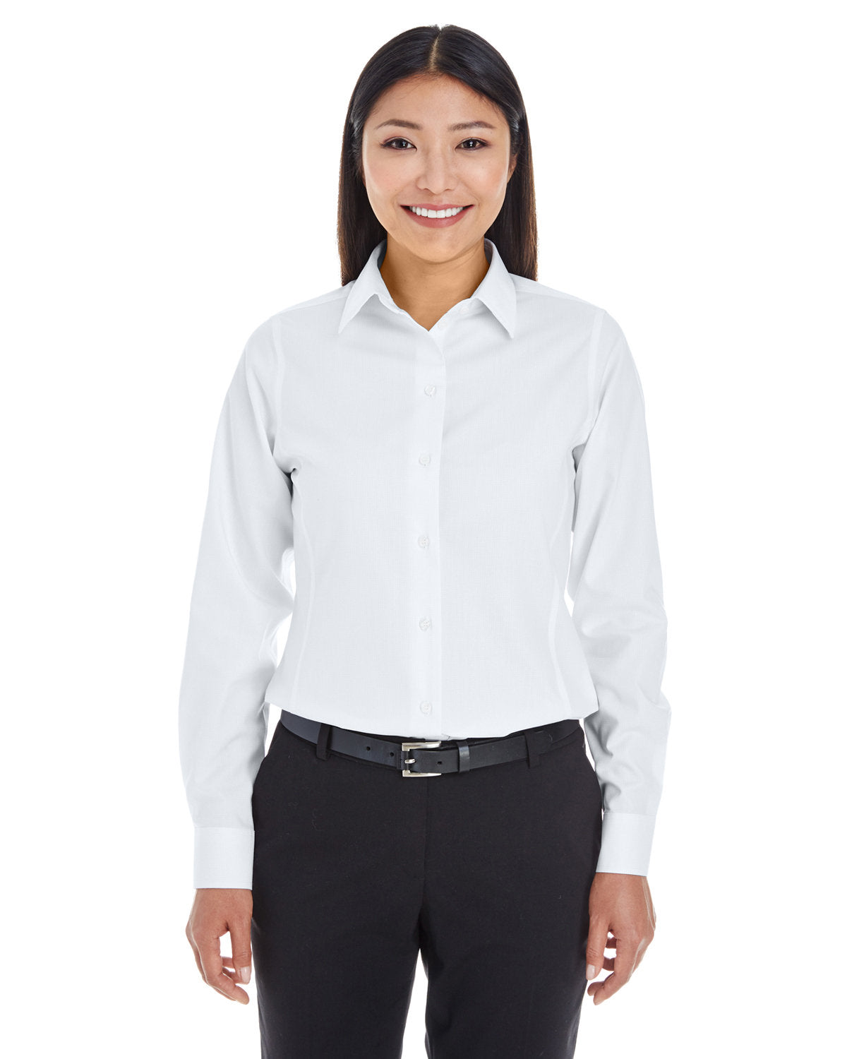 OUTLET-Devon & Jones Ladies Crown Woven Royal Dobby Shirt