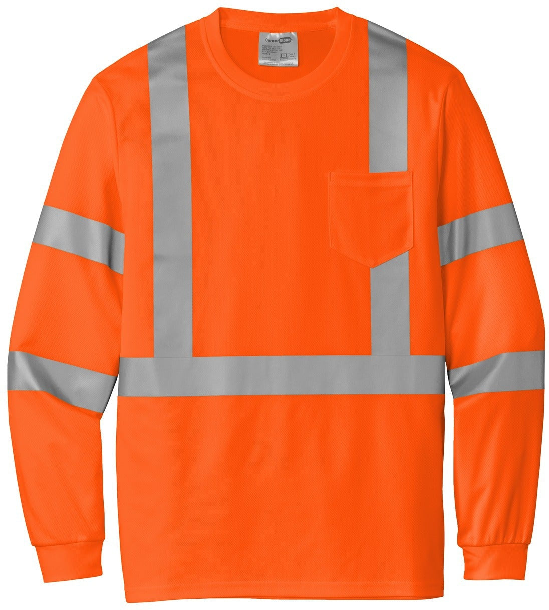 CornerStone ANSI 107 Class 3 Mesh Long Sleeve Tee