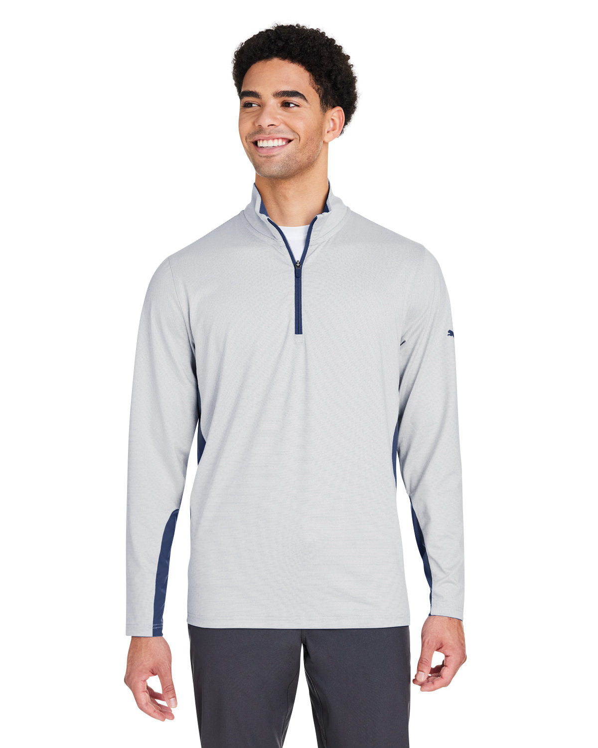 Puma Golf Mesa Stripe Quarter-Zip