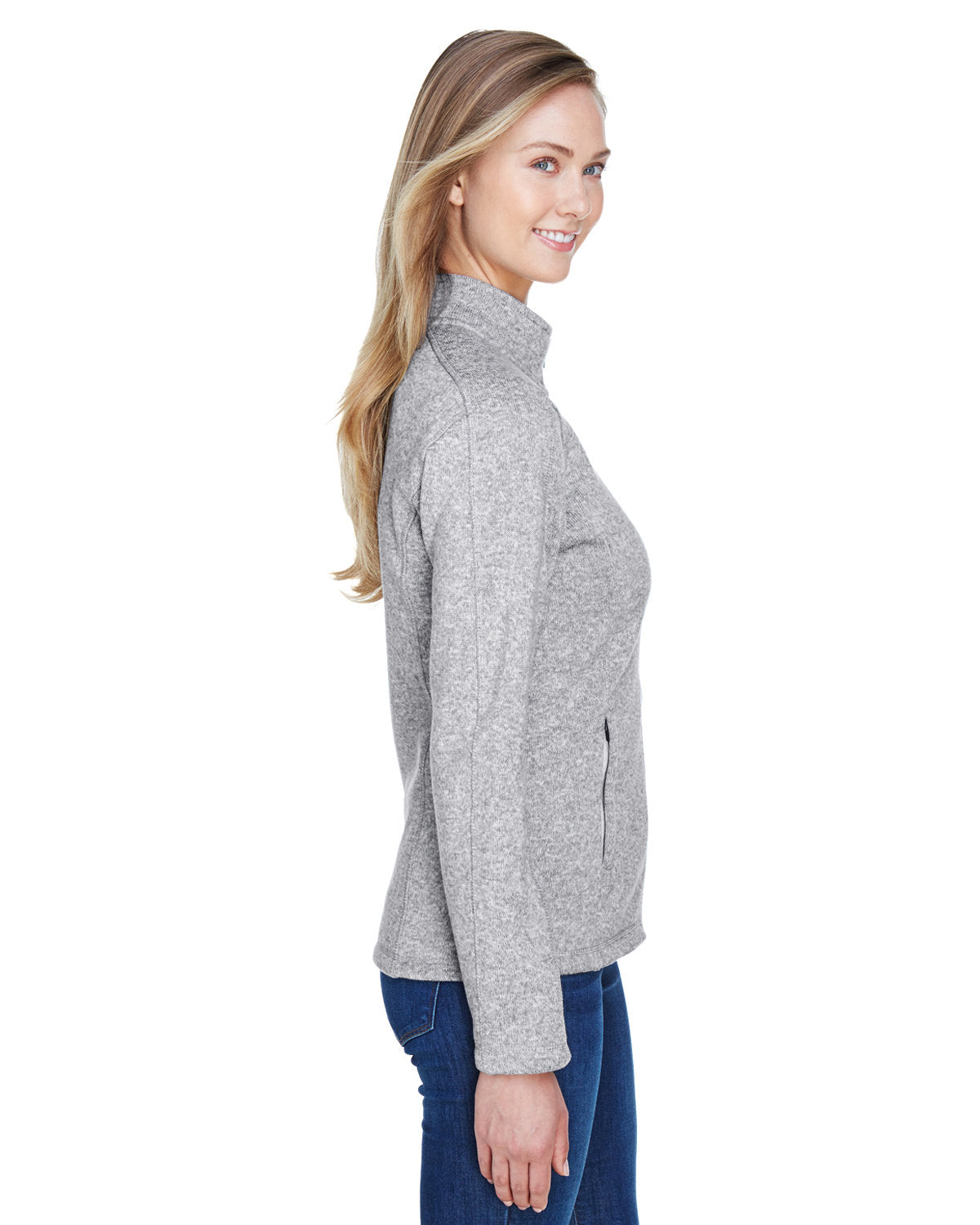 Devon & Jones Ladies Bristol Full-Zip Sweater Fleece Jacket