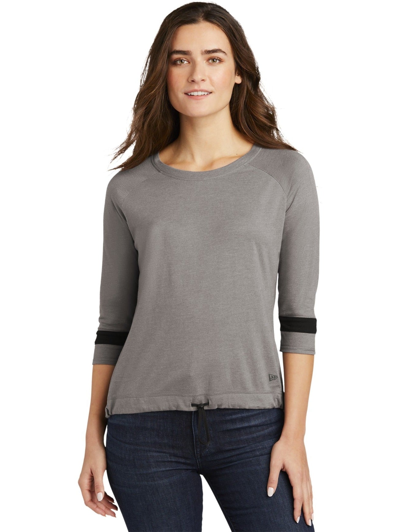 New Era Ladies Tri-Blend 3/4-Sleeve Tee