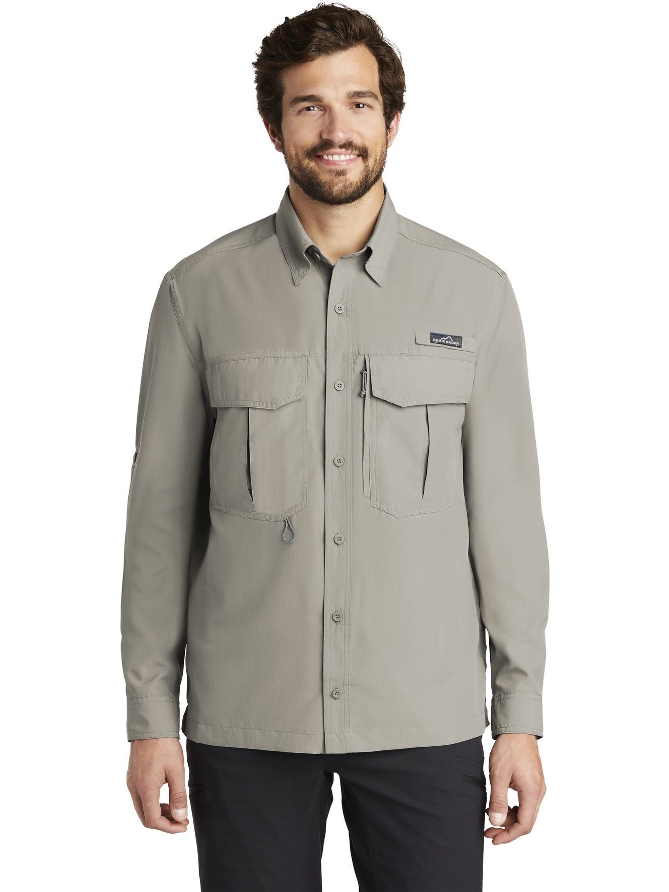 Eddie Bauer Long Sleeve Performance Fishing Shirt